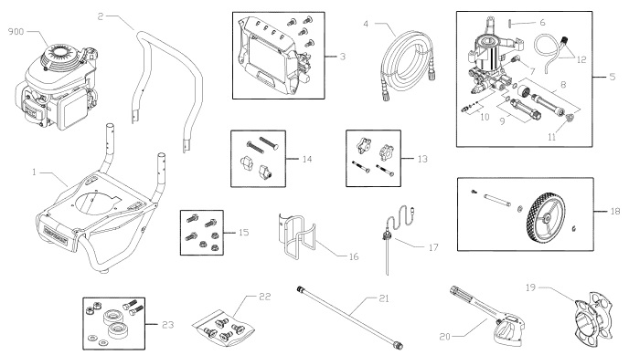 Craftsman 580752610 pressure washer replacement part